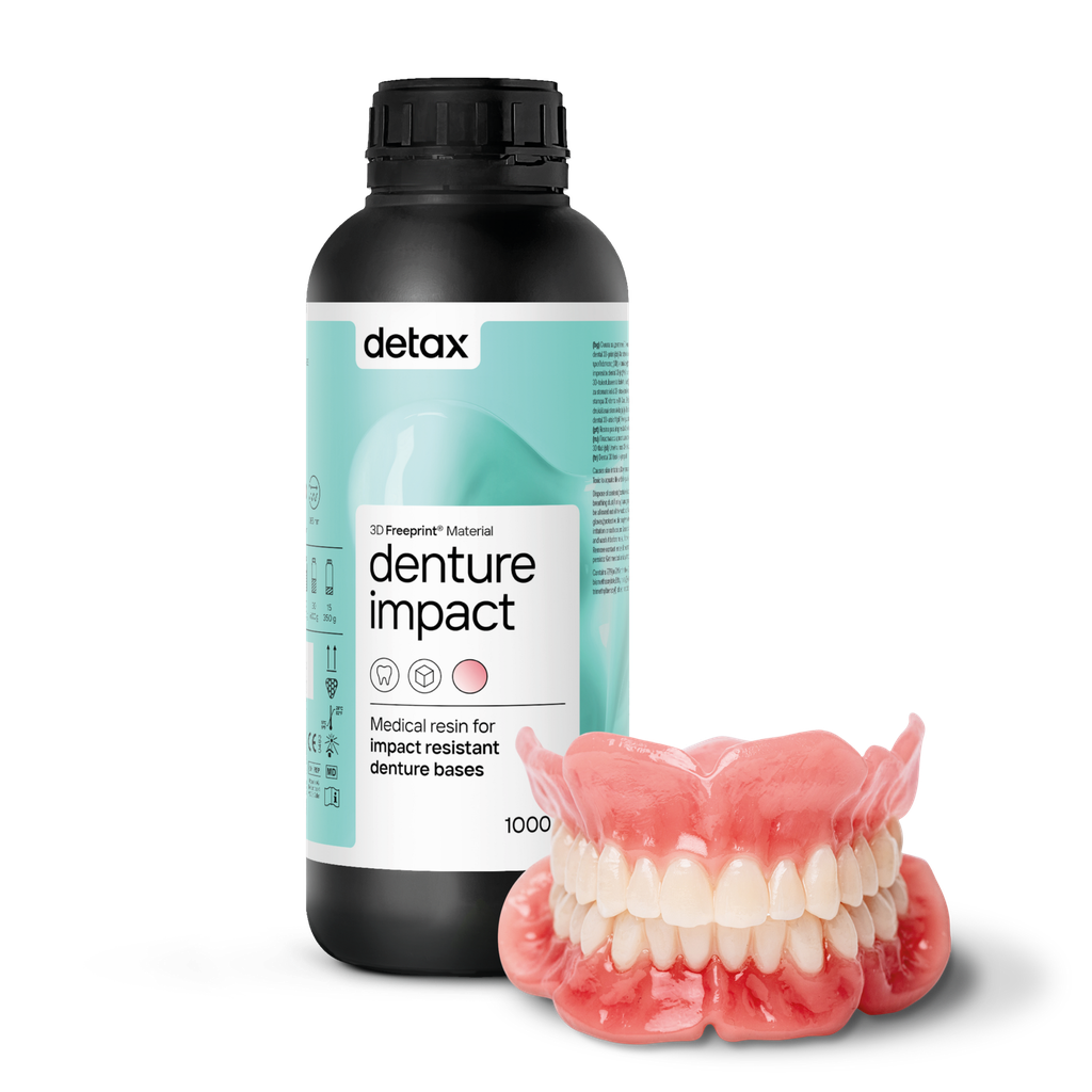 UltraPrint-Dental Detax Freeprint Denture Impact UV    Pink