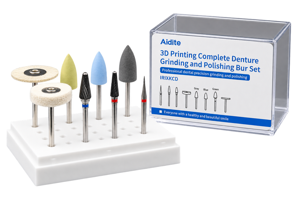 Aidite 3D printing Full Arch Denture Grinding & Polishing Set